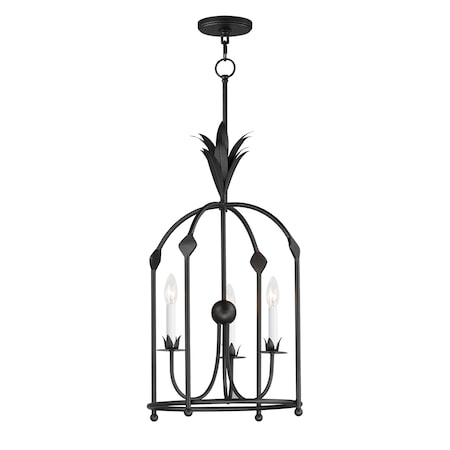 Maxim Lighting Paloma 3-Light Foyer Pendant, Anthracite 2884AR